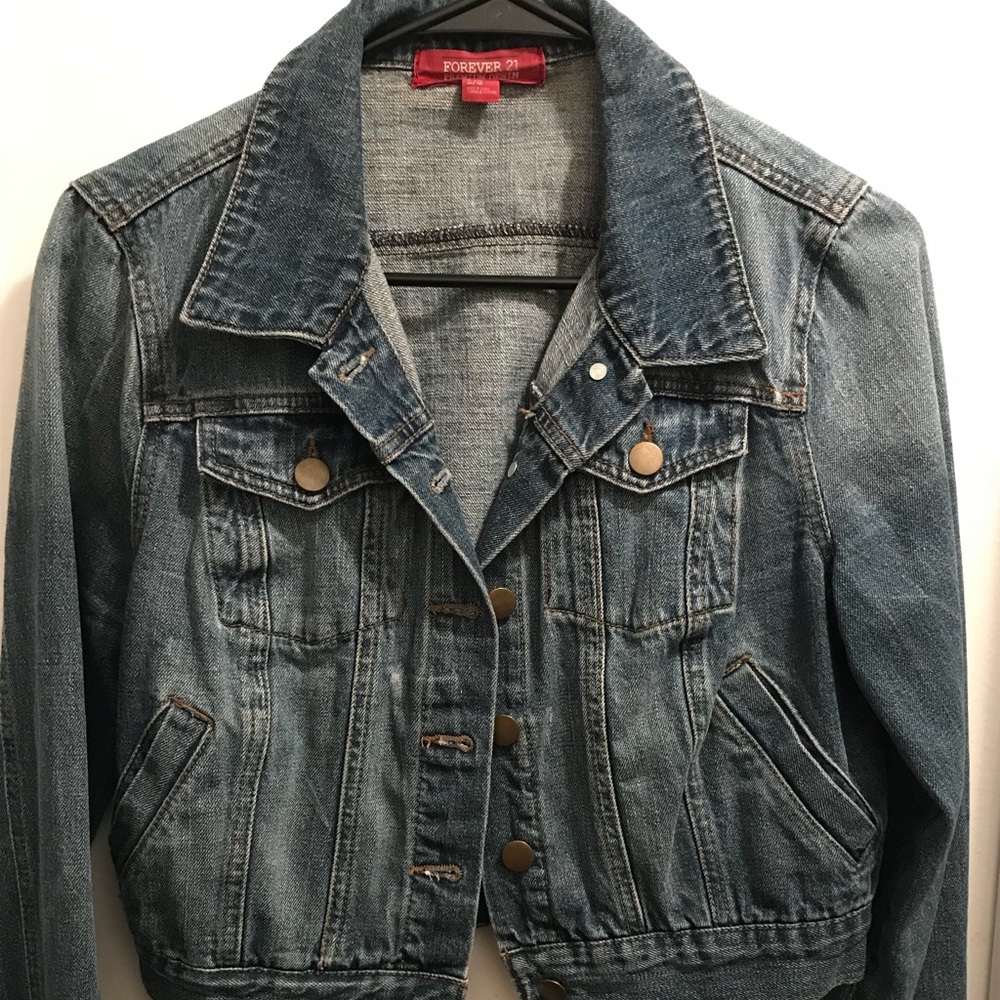 Women’s jean jacket.